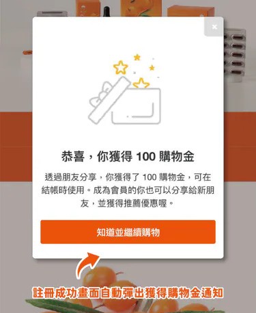  新用戶優惠 $100 元購物金 